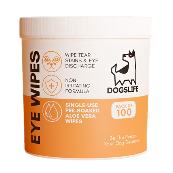 Dogslife Eye Wipes - Tub of 100
