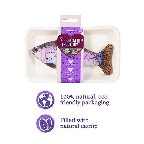 Rosewood 100% Natural Catnip Trout - Ormskirk Pets