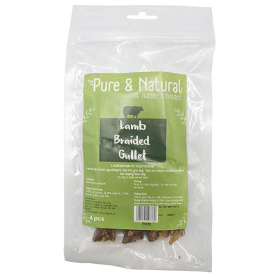 Pure & Natural Lamb Gullet Braided