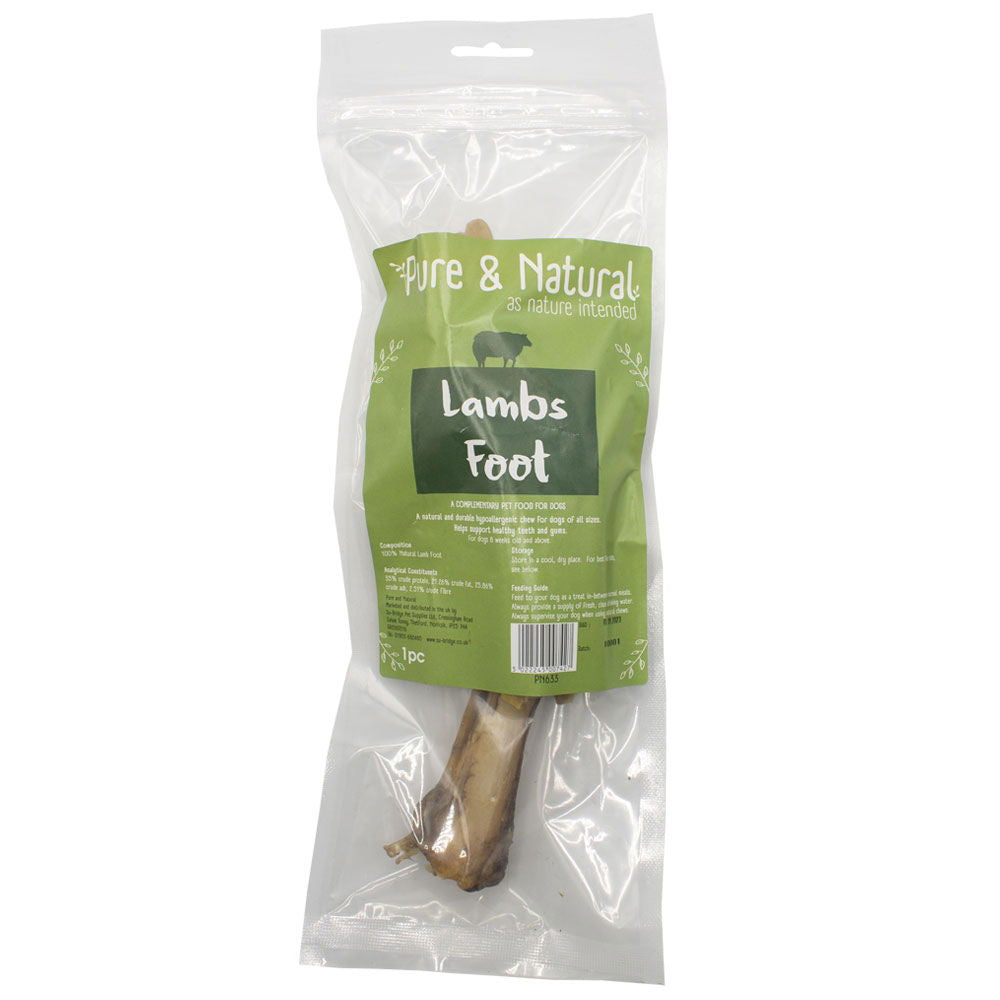 Pure & Natural Lamb Foot Natural