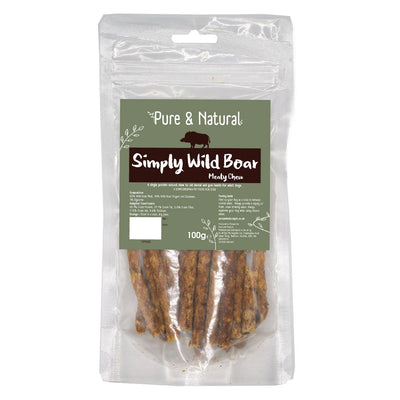 Pure & Natural Meat Chew Wild Boar 1kg