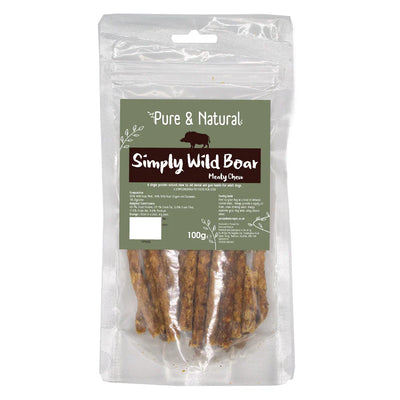 Pure & Natural Meat Sticks Wild Boar 100g