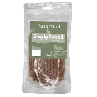 Pure & Natural Meat Chew Rabbit 1kg