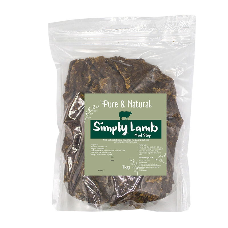 Pure & Natural Meat Strips Lamb 1kg