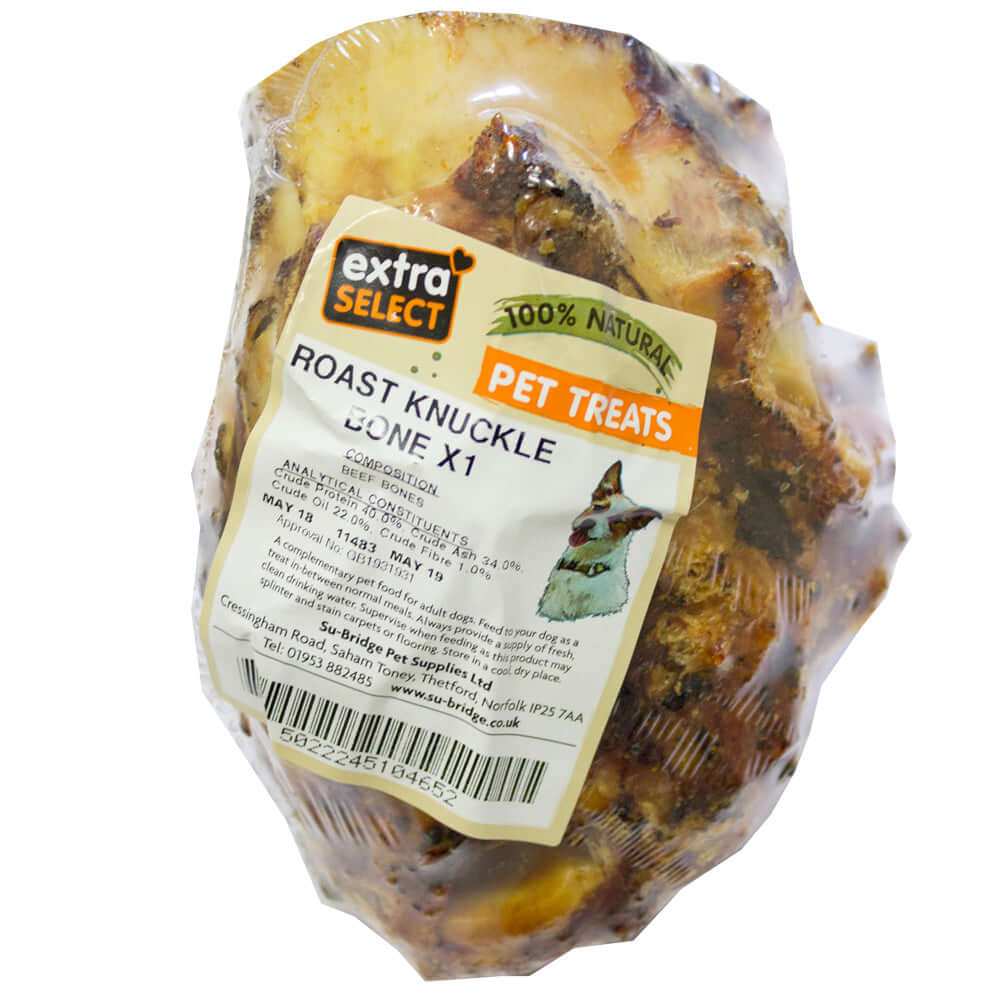 Extra Select Natural Dog Treats Roast Knuckle Bone Pre-Packed – Paw Pet