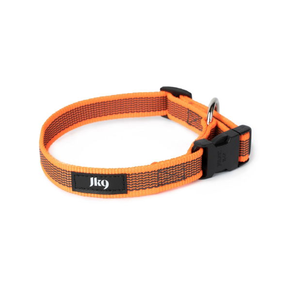 Julius-K9 Color & Grey Collar Orange & Grey