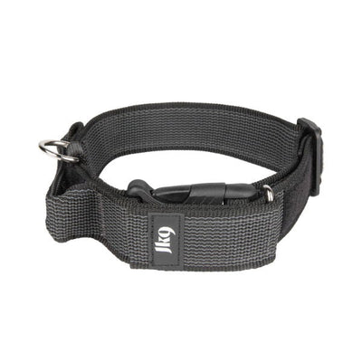 Julius-K9 Color & Grey Collar With Closable Handle 40mm Black