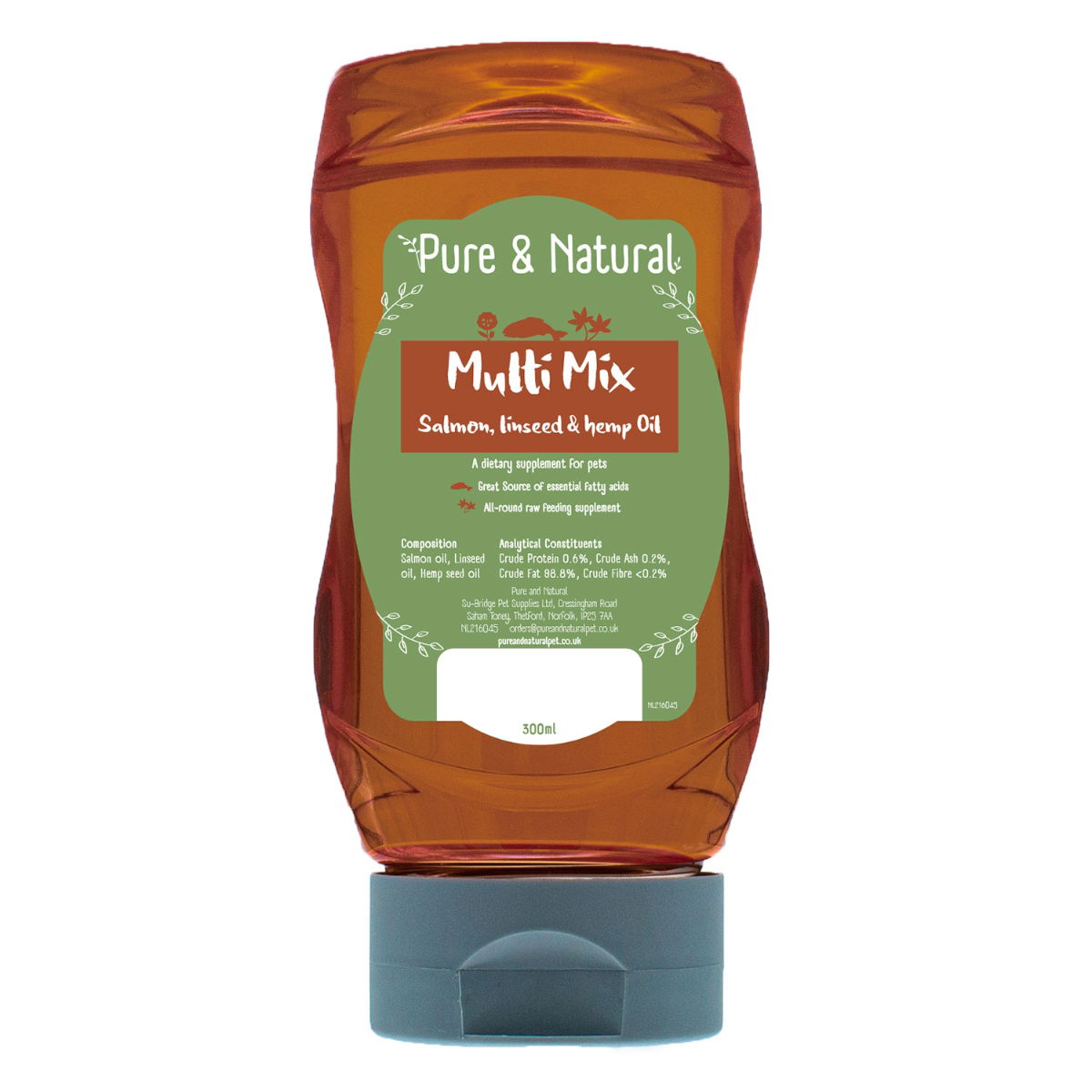 Pure & Natural Multi Mix Oil Salmon/Linseed & Hemp