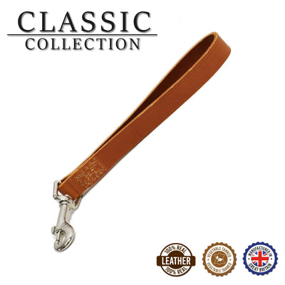 Ancol Leather Handloop Tan 25cmx19mm - Ormskirk Pets