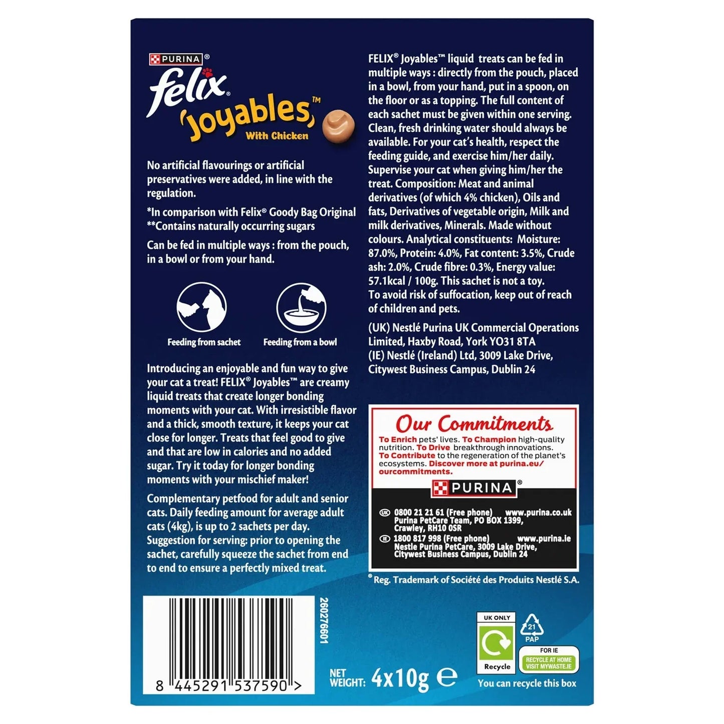 Felix Joyables Chicken 4X10G