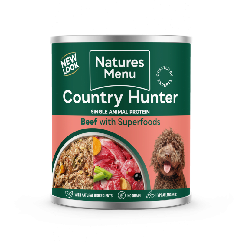 Natures Menu Country Hunter Beef with Superfoods 600g x 6