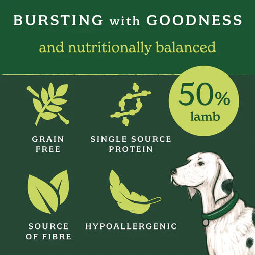 Forthglade Lamb Lightly Baked Natural Dry Dog Food, 2kg
