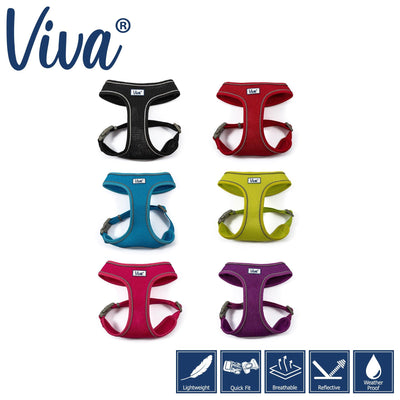 Ancol Viva Mesh Dog Harness Blue L 53-74cm - Ormskirk Pets