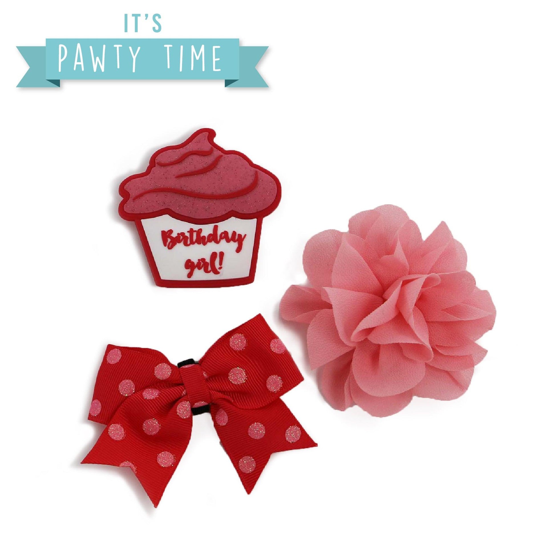 Ancol Its My Birthday Collar Accessories Pink - Ormskirk Pets