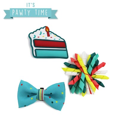 Ancol Its My Birthday Collar Accessories Blue - Ormskirk Pets