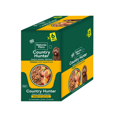 Natures Menu Country Hunter Free Range Chicken with Superfoods 6 x 150g