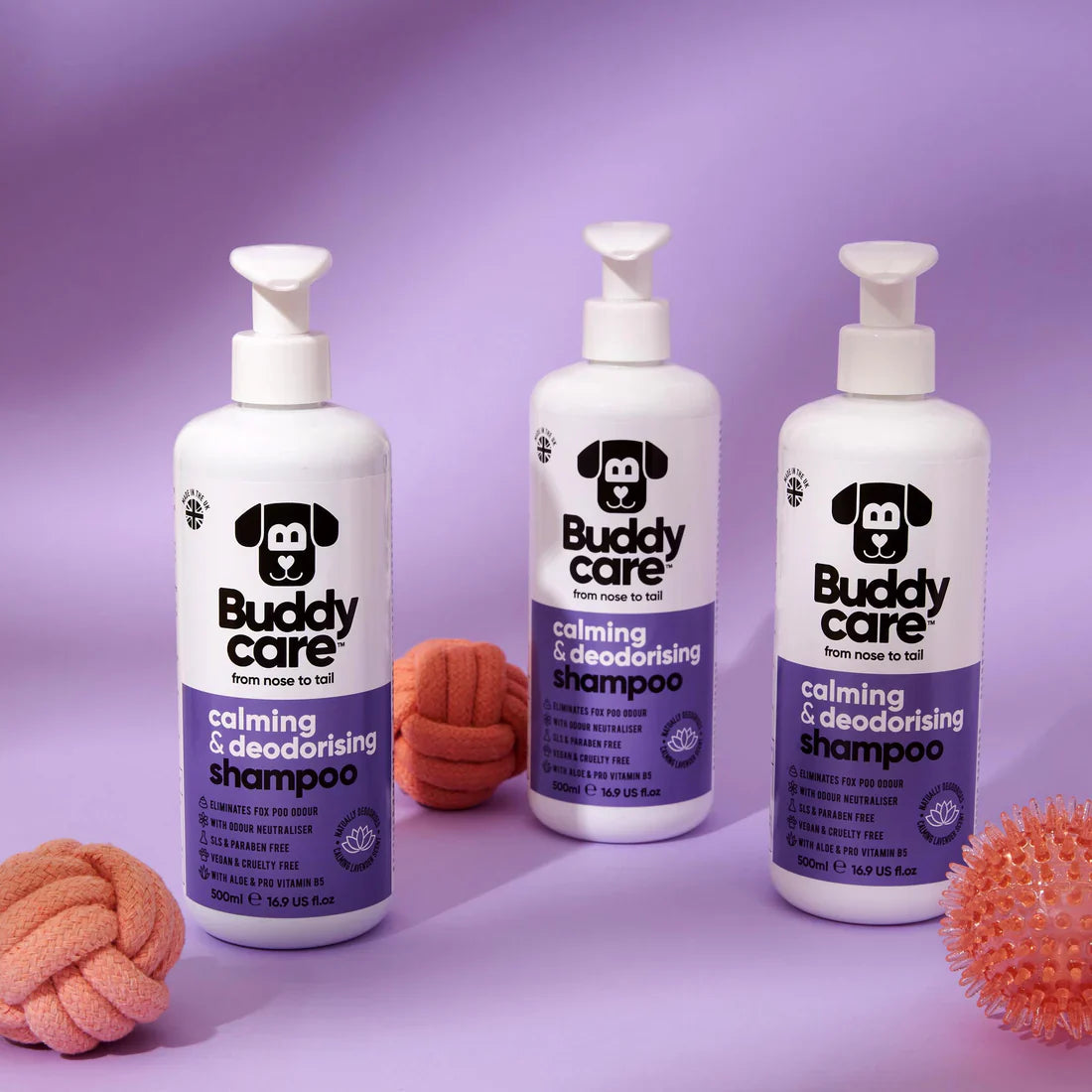 Buddycare Dog Calming & Deodorising Shampoo Lavender