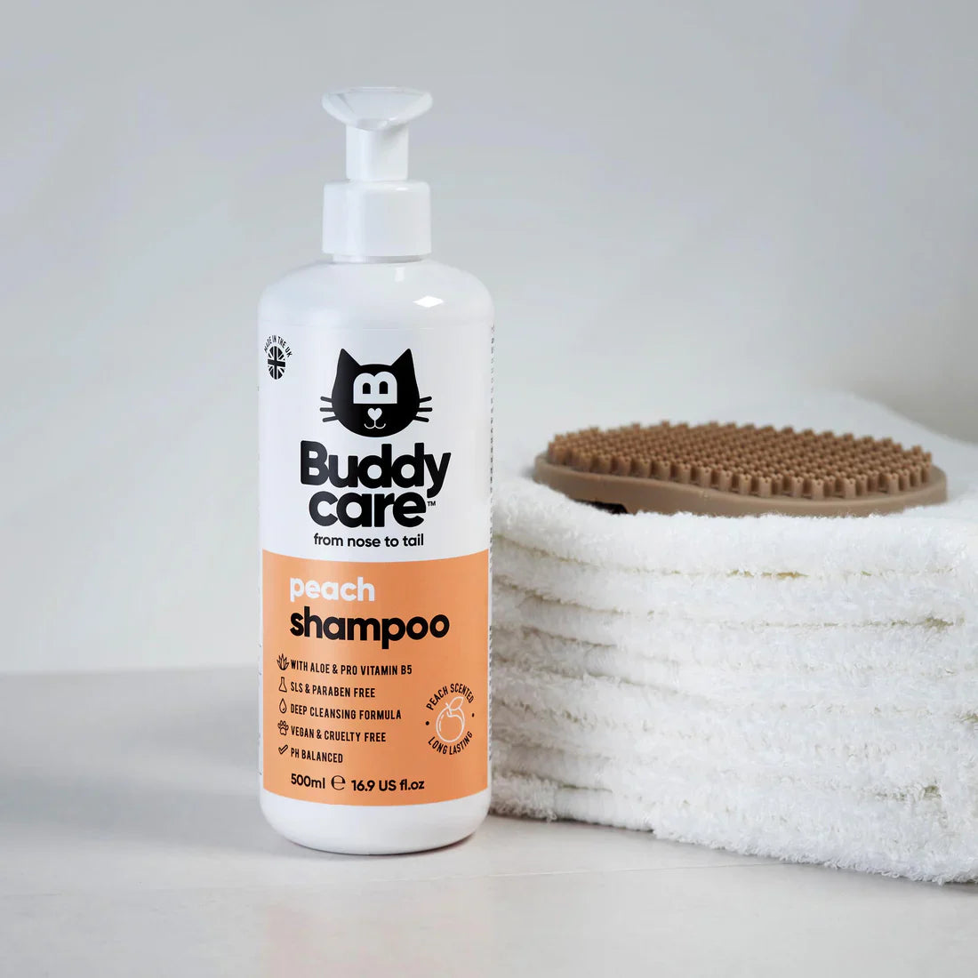 Buddycare Cat Shampoo Peach 500ml