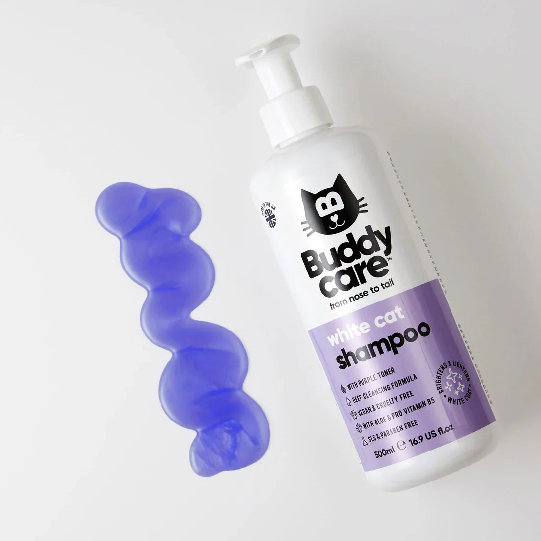 Buddycare Cat Shampoo White Cat 500ml
