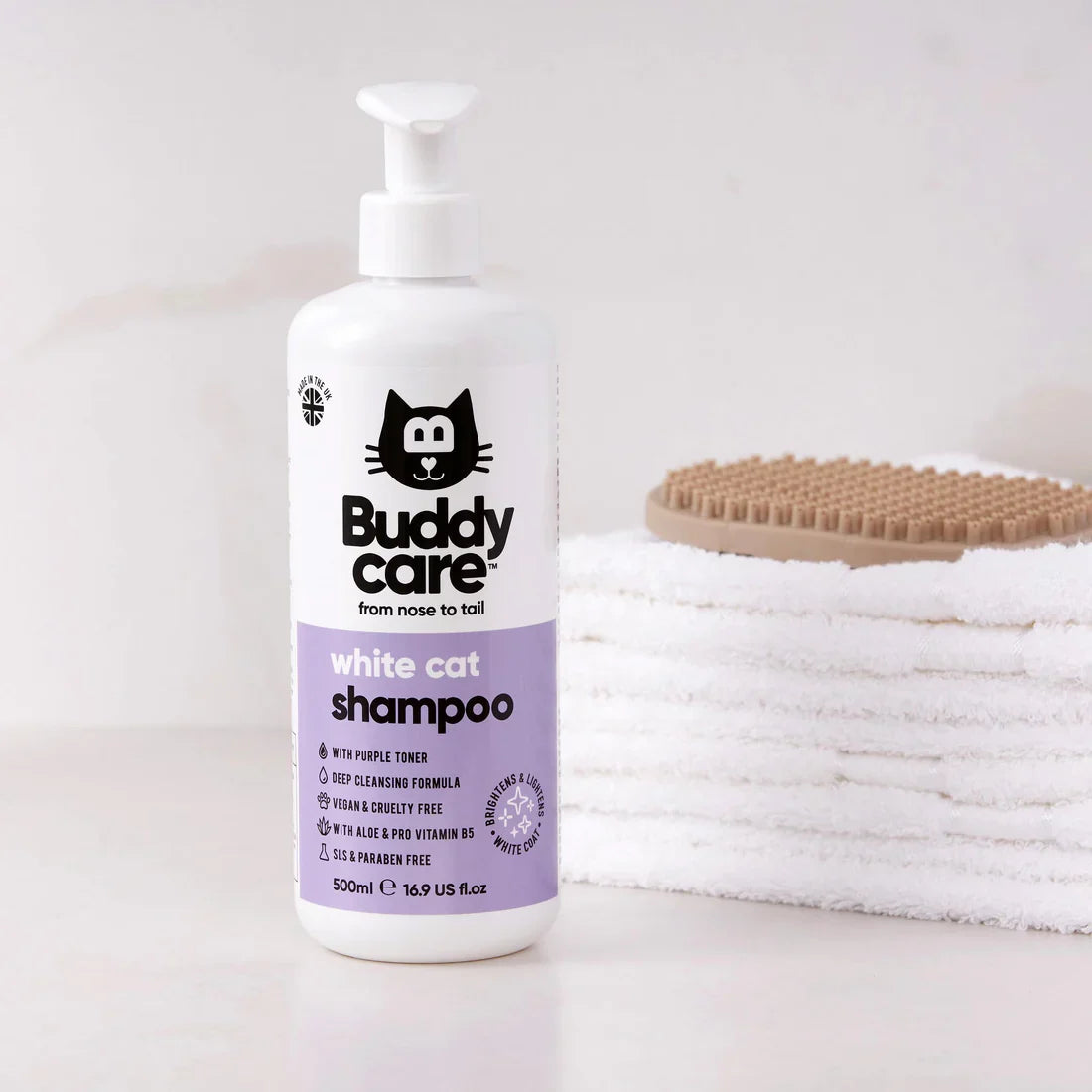 Buddycare Cat Shampoo White Cat 500ml