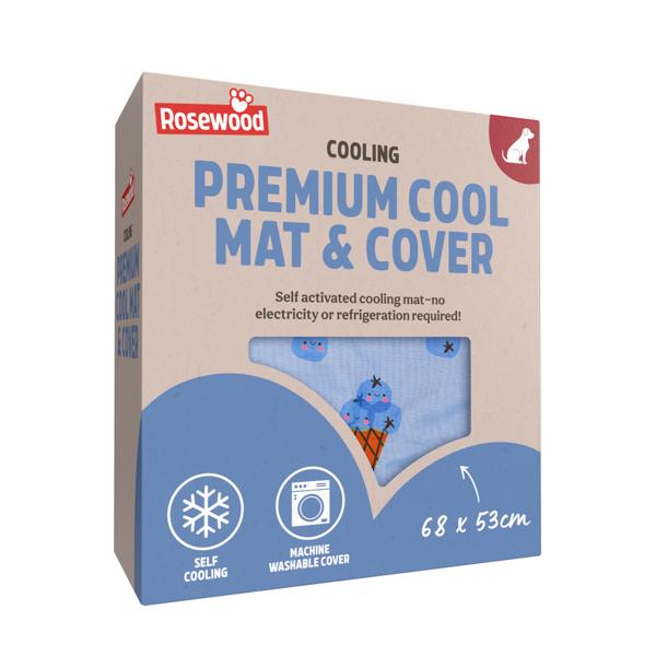 Rosewood Premium Cool Mat & Cover Medium, 53X68Cm