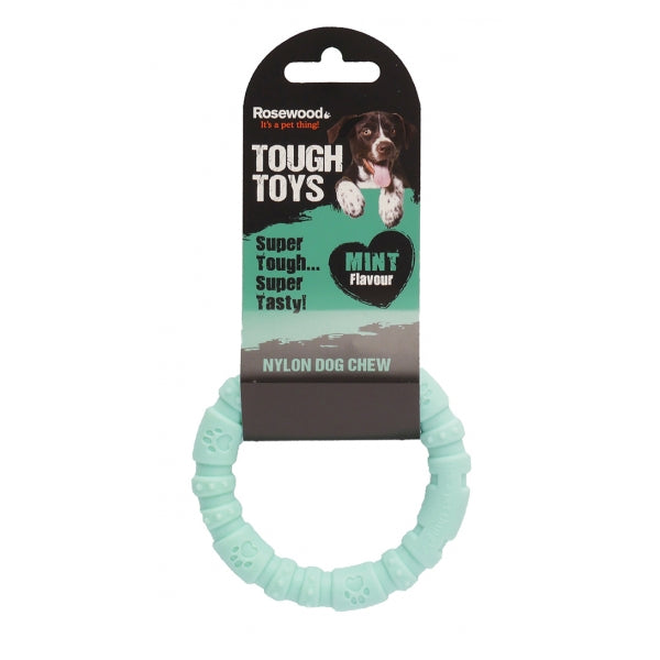 Rosewood Tough Toys Mint Bone