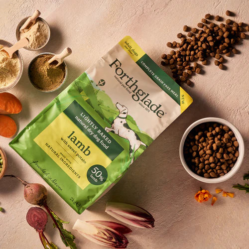 Forthglade Lamb Lightly Baked Natural Dry Dog Food, 2kg