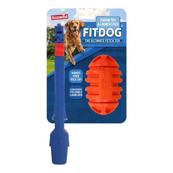 Rosewood Fitdog Rugby Ball Throw Toy