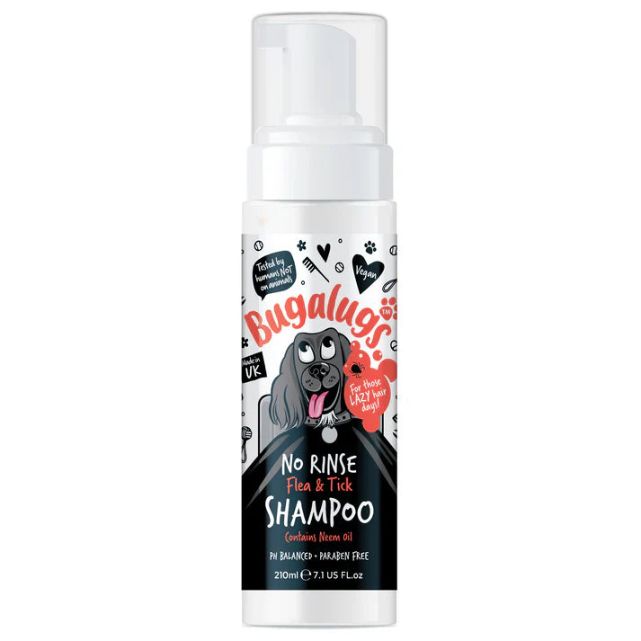 Bugalugs No Rinse Flea & Tick Shampoo 200ml