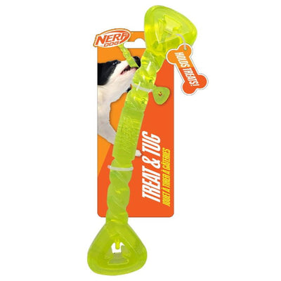 Nerf Dog TPR Treat Tug Bone 11in
