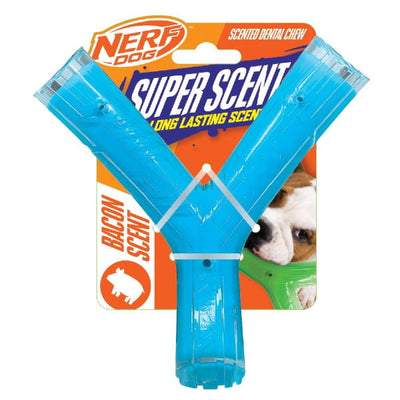 Nerf Dog TPR/PP Scented Chicken Super Scent Wishbone Solid Core 6.5in
