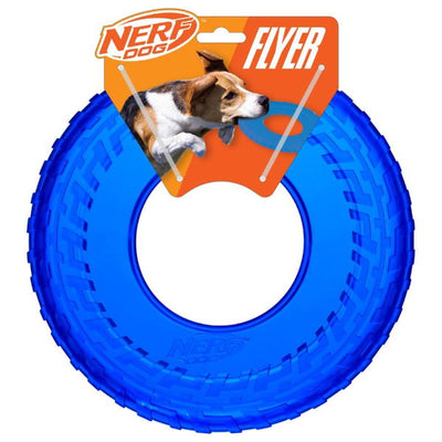 Nerf Dog Translucent TPR Tire Flyer 10in