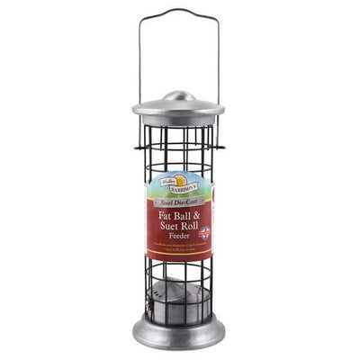 Harrisons Steel Die Cast Suet Roll and Fat Ball Feeder - Ormskirk Pets
