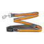 Animal Instincts Flashing Safety USB Nylon Leash Grey/Orange 1.2M - Ormskirk Pets