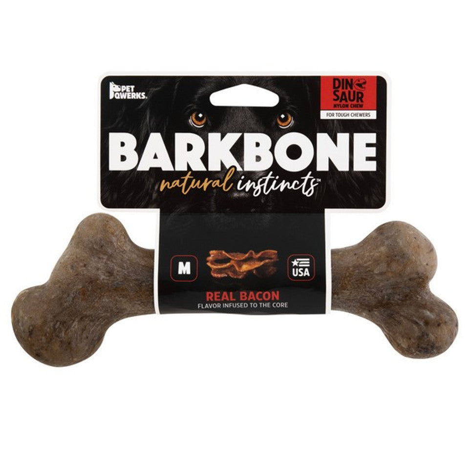 Pet Qwerks Dino Barkbone Bacon