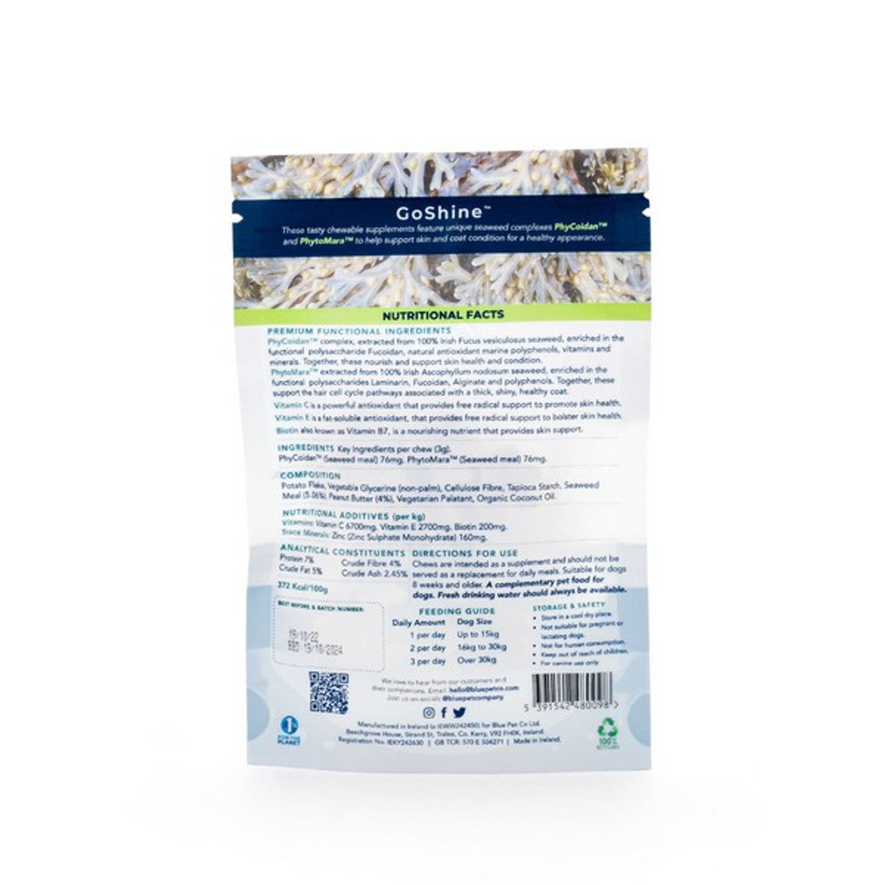 Blue Pet GoShine Skin & Coat Supplement Peanut Butter