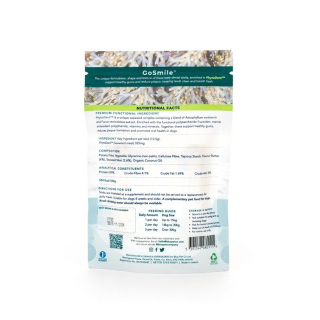 Blue Pet GoSmile Teeth & Gum Supplement Peanut Butter