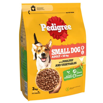 PEDIGREE Small Dog Complete Dry with Poultry and Vegetables 3kg