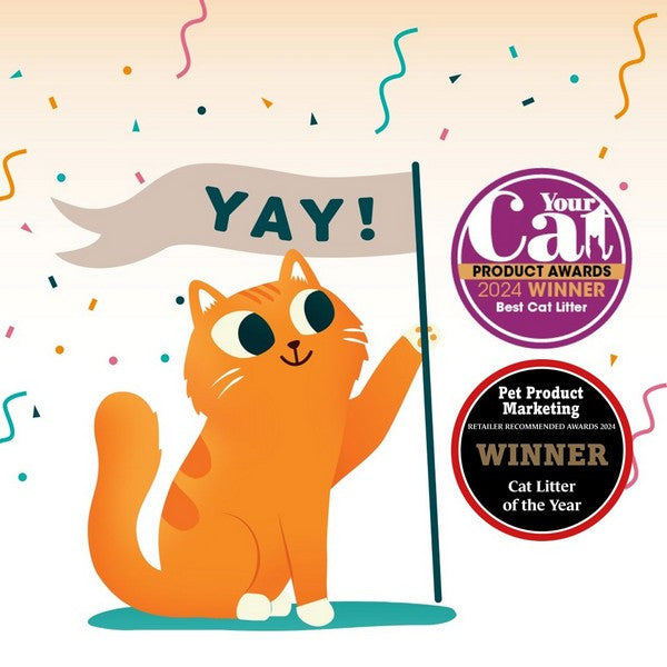 Breeder Celect Recycled Paper Cat Litter, 25LTR