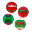KONG Holiday Occasions Balls 4pk Medium