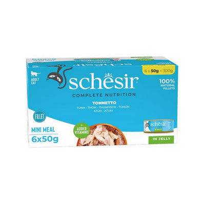 Schesir Tuna In Jelly Complete and Balanced  6X50g