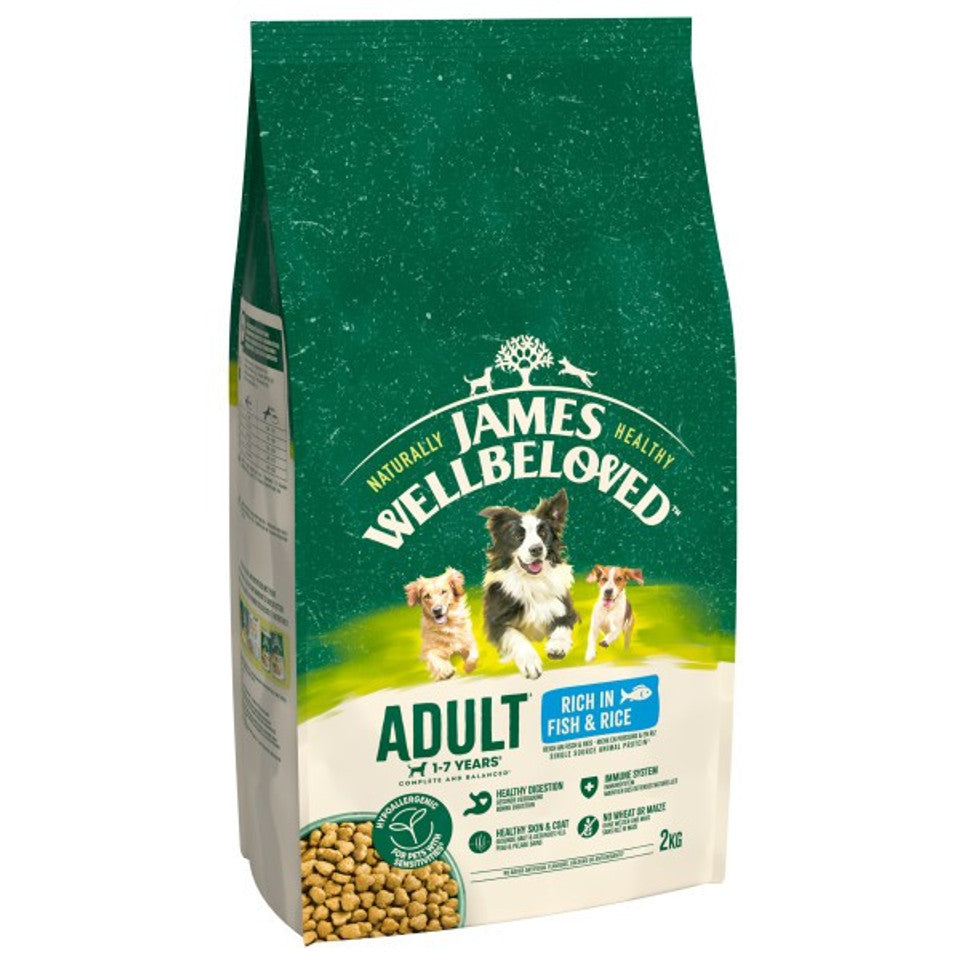 James Wellbeloved Adult Dog Fish & Rice 2Kg