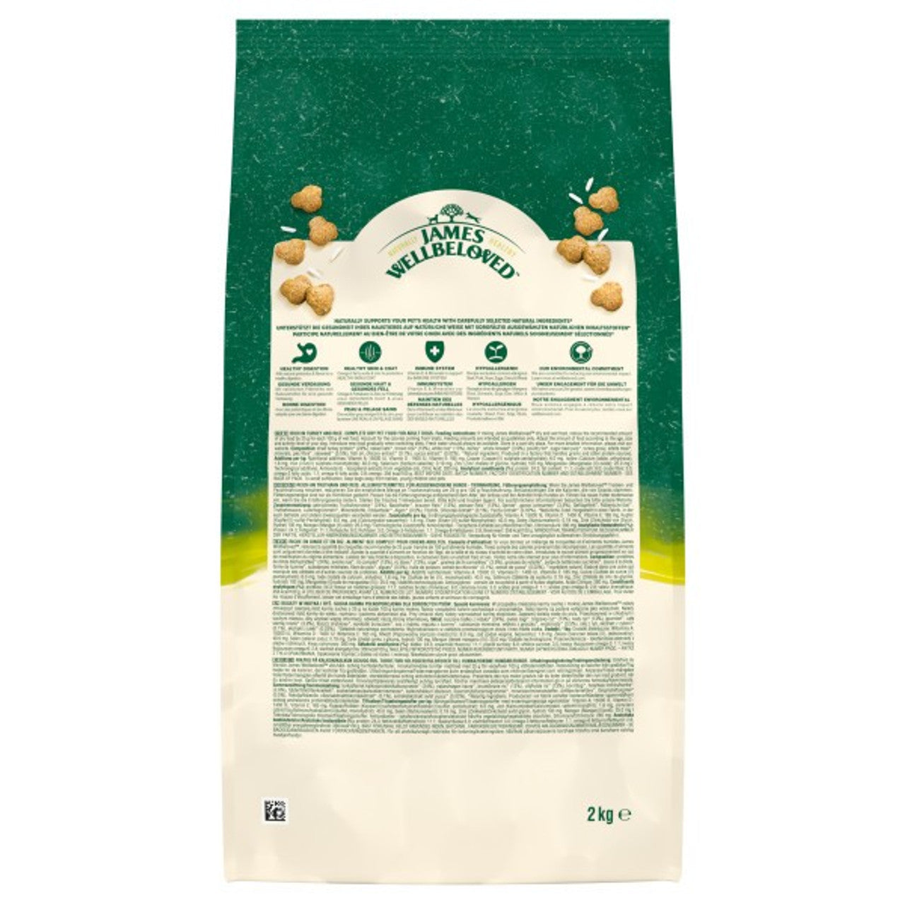 James Wellbeloved Adult Dog Turkey & Rice 2Kg