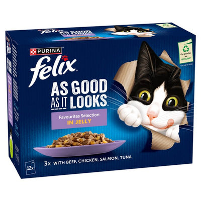 Felix Pouches As Good As It Looks Favourites Selection In Jelly 85Gx12