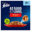 Felix As Good As It Looks 7+ Cat Meaty Selection In Jelly 12 X 85G