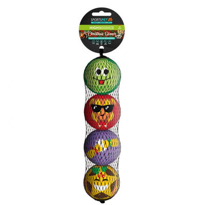 Sportspet High Bounce Xmas Dinner 4 Pack