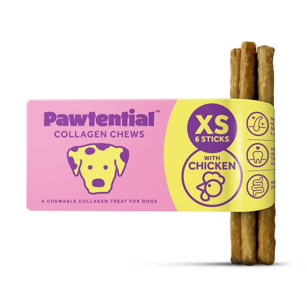 Pawtential Collagen Chew XS 6 Sticks Chicken Flavour