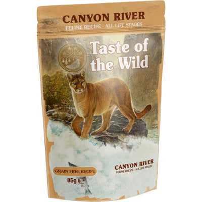 Taste Of The Wild Canyon River Chunks and Gravy Cat Pouch 12x85g