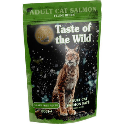 Taste Of The Wild Adult Salmon Pate Wet Cat Pouch 12x85g