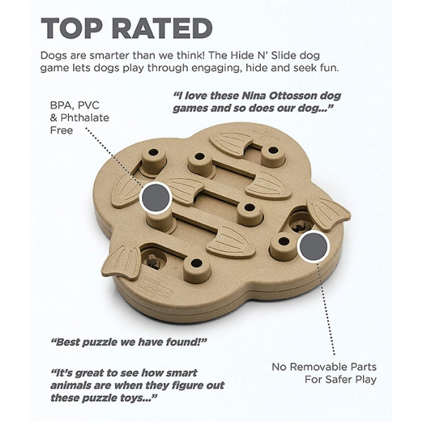 Nina Ottosson Dog Hide N Slide Tan